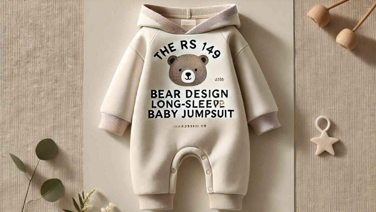 The Perfect Baby Outfit: The RS 149 Bear Design Long-Sleeve Baby Jumpsuit from The Spark Shop The Perfect Baby Outfit: The RS 149 Bear Design Long-Sleeve Baby Jumpsuit from The Spark Shop