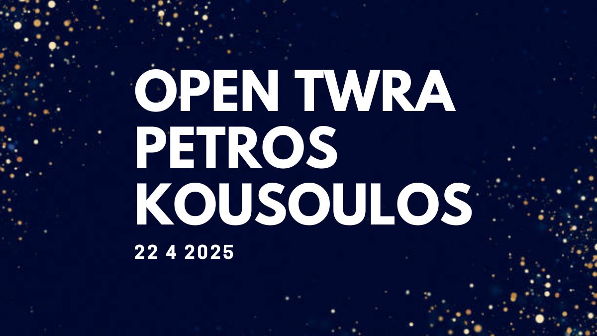 Open Twra Petros Kousoulos 22 4 2025 – A Detailed Preview