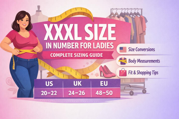 XXXL Size in Number for Ladies: Complete Guide to Measurements, Fit & International Conversions XXXL Size in Number for Ladies: Complete Guide to Measurements, Fit & International Conversions